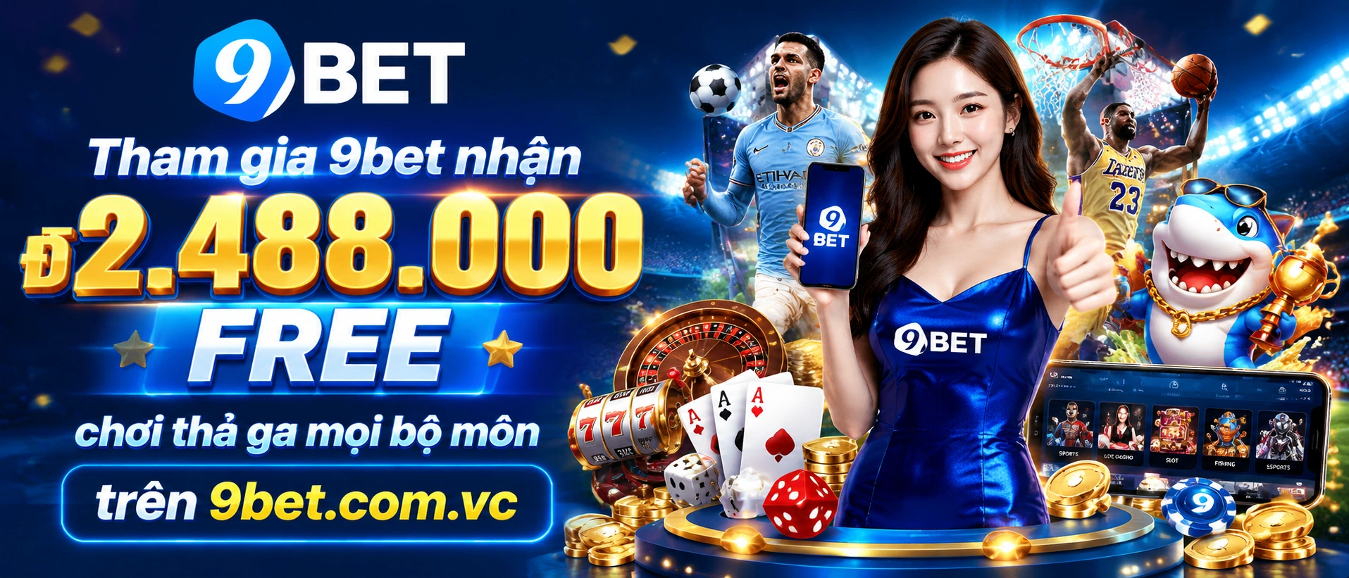 Ảnh giao diện sảnh casino trực tuyến 9bet